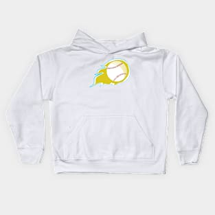 Baseball Comet Fireball Kids Hoodie